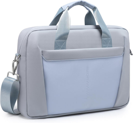 15-16 Inch Laptop Shoulder Bag Business Briefcase Water Resistant Computer Messenger Bags Compatible with MacBook Pro 16, MacBook Air 15 M4, HP, Dell, ASUS Notebook, Blue