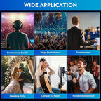 16 Channel Audio Mixer, Soundboard Mixing Console Sound Mixer DJ Sound Controller with USB & Bluetooth, Studio Audio Mixer for Professional and Beginners (16 Channel)