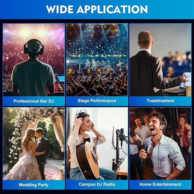 16 Channel Audio Mixer, Soundboard Mixing Console Sound Mixer DJ Sound Controller with USB & Bluetooth, Studio Audio Mixer for Professional and Beginners (16 Channel)