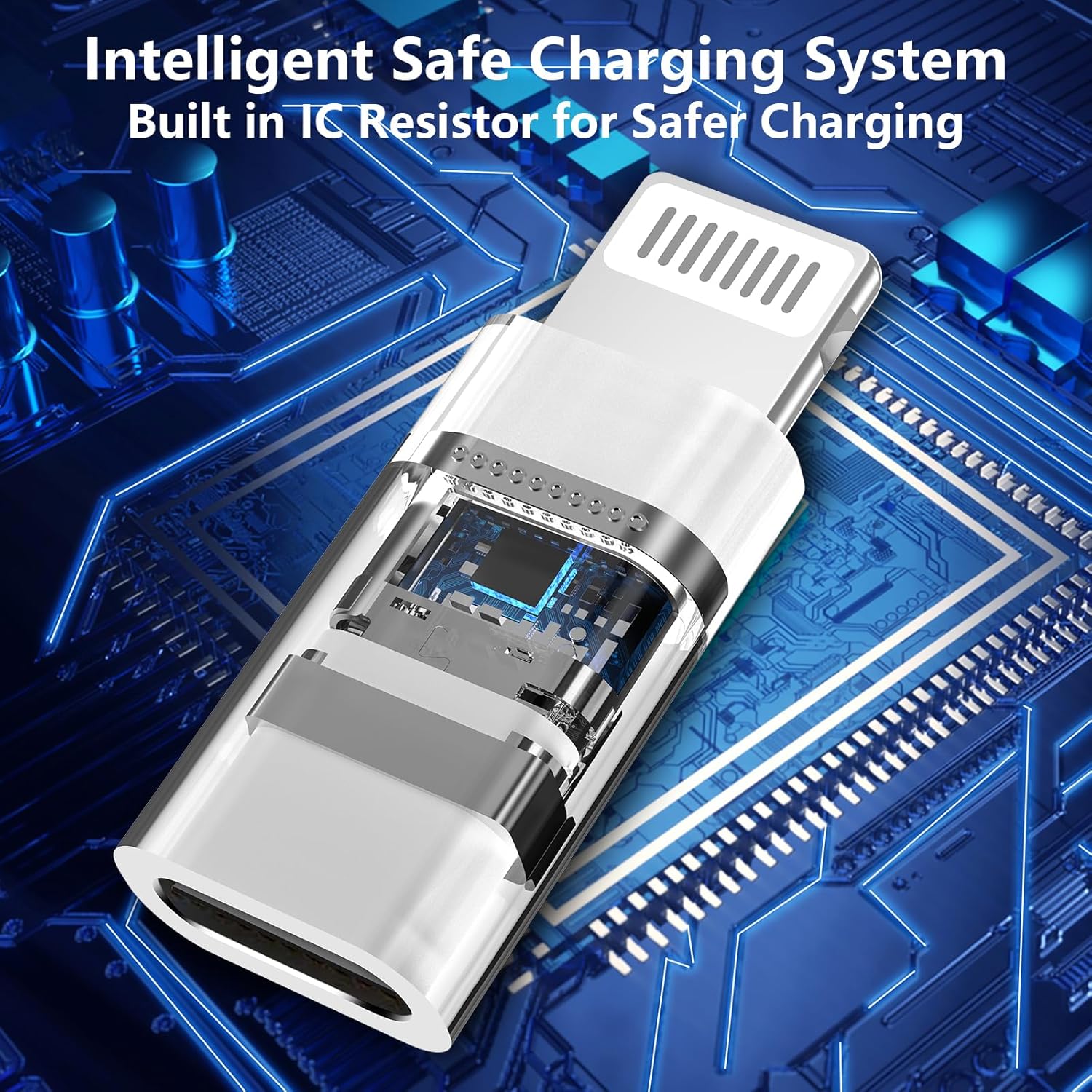 [Apple MFi Certified] USB C to Lightning Adapter, Stuffcool 4Pack Lightning Male to USB C Female Digital Converter 20W Type C Fast Charging Connector for iPhone 14 13 12 11 Pro XS XR X SE iPad Airpods