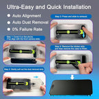 2 Pack Matte Privacy Screen Protector for iPhone 14 Pro Max, [Auto-Dust Removal and Auto-Alignment] Anti-Spy Anti-Glare Anti-Fingerprint Tempered Glass Film, Smooth & Sensitive Touch