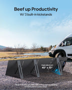 BLUETTI Elite 100 V2 Solar Generator with 200W Solar Panel (Ships Separately), Portable Power Station 1024Wh w/ 4 1800W AC Outlets, 35% Smaller, Ideal for Camping, Emergencies, Backup Power (2025 New)