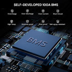 12V 100Ah LiFePO4 Lithium Battery (3 Pack) BCI Group 31 with Low-Temp Protection, A+ Grade Cell Built-in 100A BMS, 12 Volt Lithium Battery Perfect for RV, Solar System, Off-Grid, Home Energy