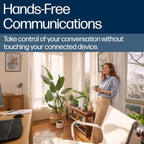 POLY Voyager Legend 50 UC Bluetooth Headset with Charging Case - 4 Noise-Canceling Mics, AI NoiseBlockAI & WindSmart Tech - Bluetooth Headphones with Mic, Smart Call Controls, All-Day Comfort