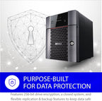BUFFALO TeraStation Essentials 4-Bay Desktop NAS 8TB (4x2TB) with HDD Hard Drives Included 2.5GBE / Computer Network Attached Storage/Private Cloud/NAS Storage/Network Storage/File Server