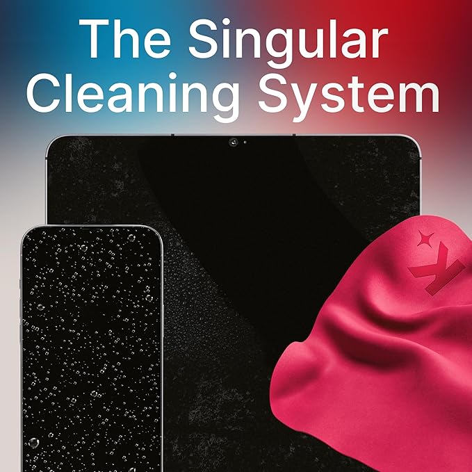 Koala Lens Cleaning Cloth | Japanese Microfiber | Glasses Cleaning Cloths | Eyeglass Lens Cleaner | Eyeglasses, Camera, VR/AR Headset, and Screen Cleaner | Pink & Orange (Pack of 12)