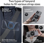 ULANZI MA50 Magnetic Phone Holder for Magsafe, Aluminium Adjustable Dual Magnetic Phone Tripod Stand with 1/4" Screw Hole for Selfie Sticks, Magic Arm, Compatible with iphone12 13 14 15 16 Series