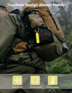 MOSDART 128GB USB3.1 Fast Speed C and A Dual Flash Drive, exFAT Memory Stick with Keychain and LED Indicator, for iPhone 15 and 16, Android Phone, iPad, MacBook, and Other Laptops,Yellow