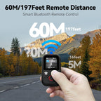 TELESIN T13 Waterproof Wireless Remote Control for GoPro | Color LCD Dispaly, Smart Controller with Wrist Strap Compatible with Go Pro 13 12 11 10 9 8 Black Max Mini Action Camera Accessories