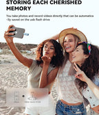 MFi Certified 256GB Flash Drive for iPhone Photo Stick, USB Thumb Drive Memory Stick High Speed USB Drive Photo Storage for iPhone Flash Drive Compatible for iPhone/iPad/Android/PC (Blue)