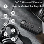 for Fuji Camera Rechargeable Shutter Release, AODELAN Wireless Remote Control Compatible with Fujifilm X-T30 II,X-S10,X-H2,X-H2S,X-T3,X-T4,X-T5,X-S20,X-T30,X-T50,X-M5,X100VI,X-E5,X Half