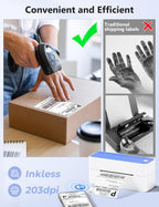 Phomemo Thermal Label Printer, 4X6 Shipping Labels Printer for Small Business, Wireless Label Printers for Package for Phone & Pad & PC, Used for Ebay, UPS, Shopify, TikTok, USPS, FedEx, DHL, Temu