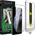 (2-Pack Ultra HD Clear Screen Protector for iPhone 11 Pro Max/XS Max (6.5-Inch),9H Tempered Glass,Full Coverage,Anti-Fingerprint,Auto Dust Removal,Bubble-Free,Easy Installation