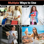 Kaptron Adjustable Phone Wrist Strap - Universal Cell Phone Lanyard Wrist Strap with Lanyard Patches