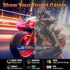 Portable Gaming Monitor 16 Inch QHD 2.5K 2560X1600 16:10 120 Hz Free-Sync 100% sRGB 10 Bit 400 Nits Travel Screen for MacBook, Laptop, PC, Game Consoles, VESA Compatible, with Cover