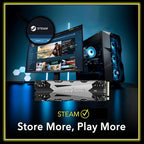 Addlink A95 4TB M.2 SSD Gaming PC Storage Expansion with Heatsink, up to 7200 MB/s, Internal Gaming SSD -2280 PCIe NVMe Gen4X4 3D TLC with Dram NAND SSD