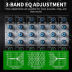 XTUGA 12 Channel Audio Mixer Sound Board Mixing Console, Audio Interface PC USB Bluetooth with 48V Phantom Digital Effect for DJ Live Recording Studio Karaoke(CT120)