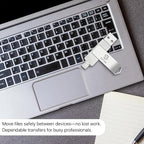 Genuine Apple MFi Certified iPhone-USB-Flash-Drive 256GB Real Capacity Genuine Lightning encrypted Backup-Photo-Stick-for-iPhone iPad Android PC Mac External-Storage Photos/Videos Thumb-Drive Pendrive