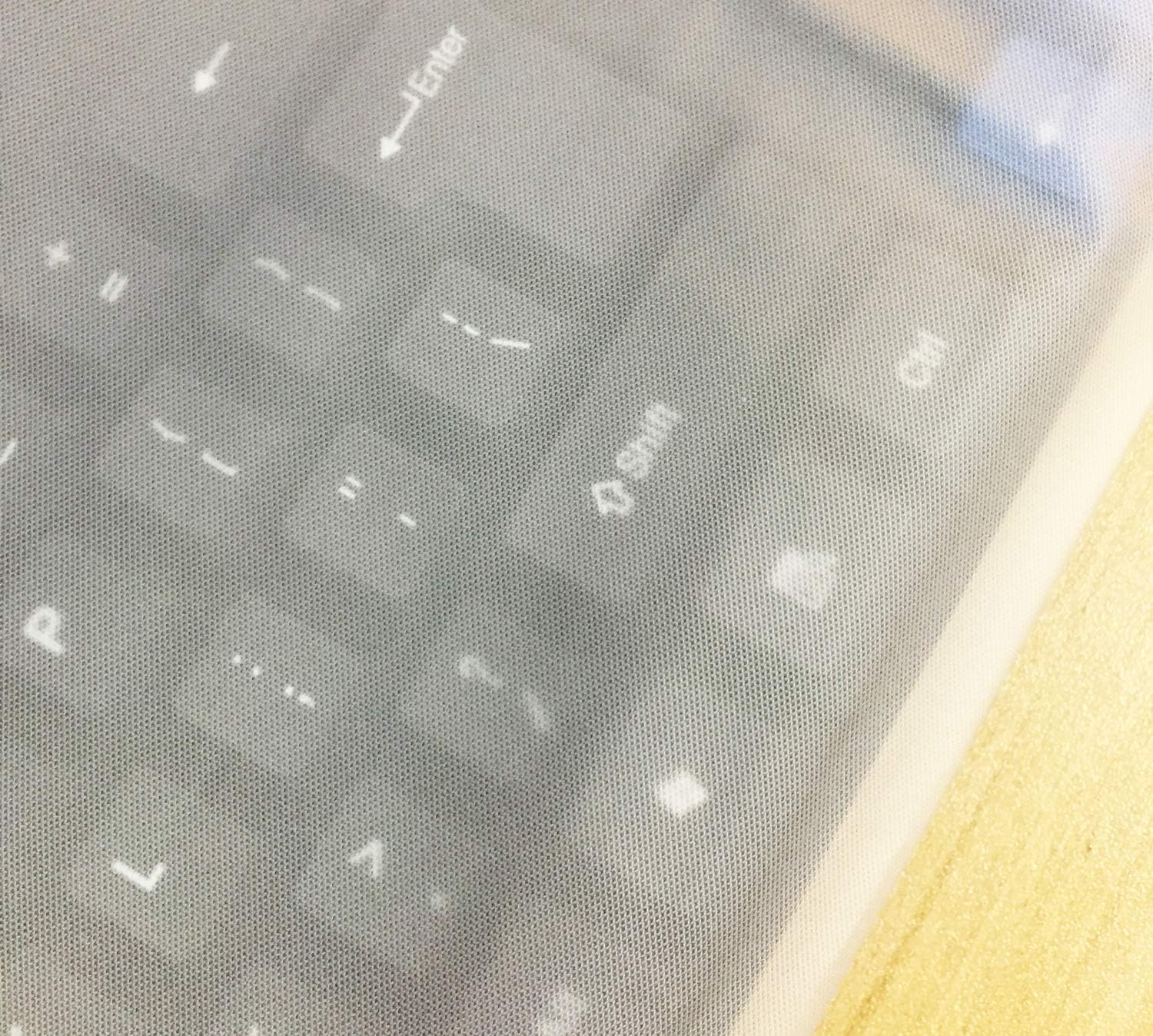 Keyboard Dust Cover, Universal PC Computer Desktop Keyboard Skin Protector Cover by SZBRO (20W x2H x9D)