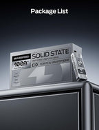 MOVE SPEED 512GB High-Speed 1050MB/s Read Pro Solid State Drives - Dual Ports USB 3.2 +Type C for Mac iOS Android Creators & Photographers