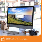 WD 24TB My Book Desktop External Hard Drive, with Password Protection and Backup Software, USB 3.2 Gen1, exFAT - WDBBGB0240HBK-NESN