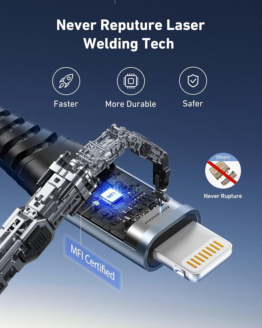 ohbox USB C to Lightning Cable 3FT 2Pack USB-C iPhone Cable MFi Certified USBC Fast Charger Cord Compatible with iPhone 14 13 12 11 Pro Max Mini X XS XR 8 Plus 10 SE iPad