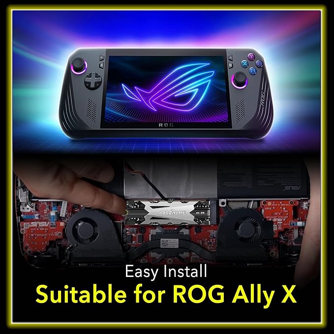 Addlink A95 4TB M.2 SSD Gaming PC Storage Expansion with Heatsink, up to 7200 MB/s, Internal Gaming SSD -2280 PCIe NVMe Gen4X4 3D TLC with Dram NAND SSD