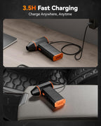 WOLFBOX MF50 Compressed Air Duster-110000RPM Super Power Electric Air Duster, 3-Gear Adjustable Mini Blower with Fast Charging, Dust Blower for Computer, Keyboard, House, Outdoor and Car