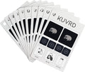KUVRD Waterbear - Universal Screen Cleaners - Teeny Tiny Cleaning Tools for Your Lenses & Screens - 10-Pack - (10 Patch Sets)