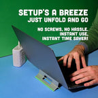 Steepy Adjustable Laptop Stand for Desk - 3 Heights Computer Stand - Laptop Riser with Adjustable Height