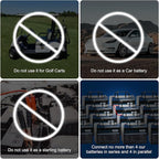 12V 36Ah LiFePO4 Battery, Built in BMS Rechargeable Lithium Battery with Low-Temp Protection, 4000+ Deep Cycles Perfect for Camping, Solar, Boat, Kids Scooters, Power Wheels (2 Packs)