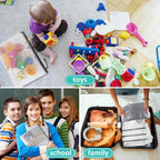 12pcs Mesh Zipper Pouch Bags, A3 Puzzle Bag for Organizing, File Bags Storage Bag, Board Games and Office Supplies