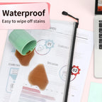 Umriox Zipper Bags, 6 Assorted Size (Black, 12 Packs), Project Bags for Cross Stitch, Mesh Zipper Pouch for Office Supplies Travel Accessories and Board Games Storage