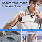 Kaptron Adjustable Phone Wrist Strap - Universal Cell Phone Lanyard Wrist Strap with Lanyard Patches