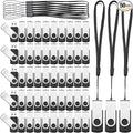 Aoriher 50 Pack USB 2.0 Flash Drives Bulk, Portable USB Thumb Drives with Lanyards, Swivel Flash Drives Thumb Drives for Office School Data Storage (2GB)