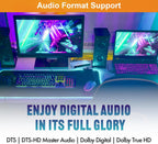 J-Tech Digital 4K 60Hz 4x1 HDMI & USB-C Switch | 3 HDMI + 1 USB-C Input, 1 HDMI Output | Compatible w/HDR & Dolby Vision | IR Remote, Auto Switch, CEC, Digital Audio [JTECH-4KSW3H1C]