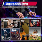 8 Channel Audio Mixer, Bluetooth Studio Mixer Audio DJ Sound Board Controller with USB, Sound Mixer Console Mixing Board for Professional and Beginners (8 Channel)