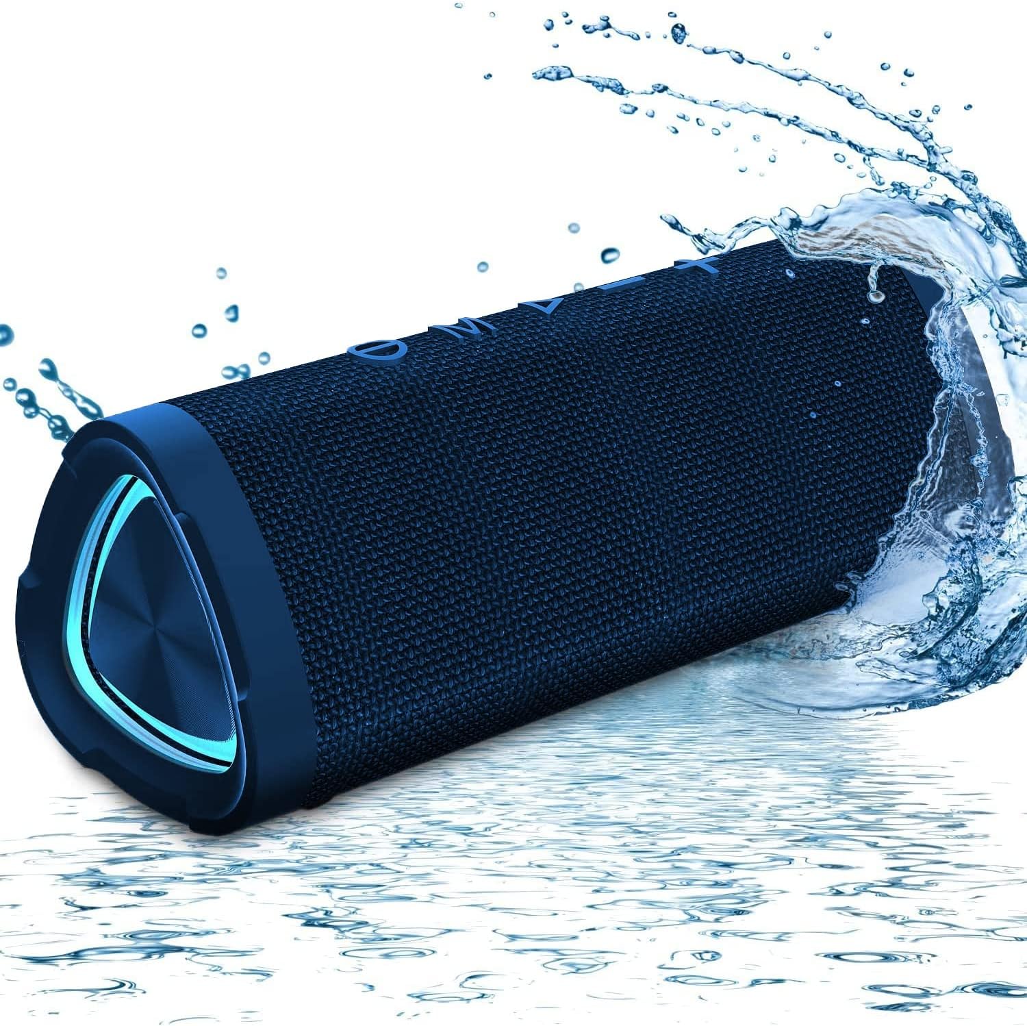 Vanzon Bluetooth Speakers V40 Portable Wireless Speaker V5.0 with 24W Loud Stereo Sound, TWS, 24H Playtime & IPX7 Waterproof, Suitable for Travel, Home&Outdoors - Blue (HIJ)