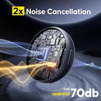 Wireless Lavalier Microphone for iPhone Android, 2in1 Magnetic & Clamp Lapel, Banxye Ultra-light 1 Click Noise Cancelling Studio Sound, Lapel Mic for Video Recording, Streaming, Youtube, Tiktok, Beige