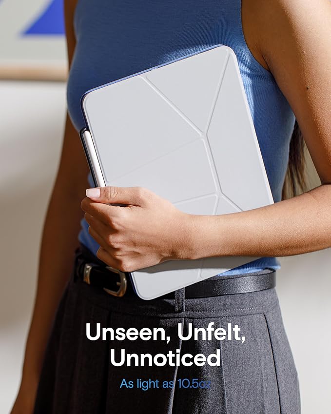 MOFT Dynamic Folio Case for iPad A16 11th Generation 11 Inch 2025/ iPad 10th Generation 10.9 Inch 2022, Silm Magnetic Stand Case with 20+ Viewing Angles, Auto Wake/Sleep, Ultra Thin, Jet Black