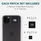 KUVRD Waterbear - Universal Screen Cleaners - Teeny Tiny Cleaning Tools for Your Lenses & Screens - Single Patch Set