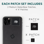 KUVRD Waterbear - Universal Screen Cleaners - Teeny Tiny Cleaning Tools for Your Lenses & Screens - 2-Pack - (2 Patch Sets)