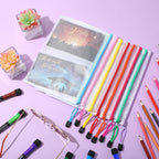 Jetec 32 Pcs Mesh Zipper Bags Toy Storage Bikini Organizer Bag Bolsas Para Guardar Trajes De Baño Waterproof Zipper Reusable Pouch Puzzle Multipurpose for Storage Office(Stylish Color,9 x 7 Inch)