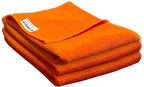 WHOOSH! Microfiber Cleaning Cloth, 3 Pack, Glasses and Screen Cleaning Cloth, Suitable for TV, Car Screen, Computer, Laptop, iPad, MacBook, Smart Phone, Monitor, Watches (14”x14”), Orange