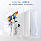 Case for MacBook Pro 13 inch with/Without Touch Bar (2016-2022, M2 A2338 M1 A2289 A2251 A2159 A1989 A1706 A1708), Hard Shell + Keyboard Cover + Dust Plug, Giraffe