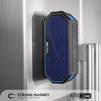 Altec Lansing Loud Portable Speakers Bluetooth Wireless Waterproof - MultiColor LED, 20 Hour Playtime, Mount Included | HydraBLAST 2.0 Magnetic Bluetooth Speaker for Travel, Home and Outdoor Adventure