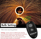 PHOLSY Wireless Shutter Release Remote Control for Sony a1, a9, 9M2, a7M4, a7M3, a7RM2, a7RM3, a7RM4, a3500, a6600, a6500, a6400, a6100, RX100M4, RX100M6, RX100M7, RX10M4, HX99, a68, a77, a350