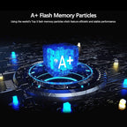 Mini Portable SSD 500GB External Solid State Drive - Up to 540MB/s, USB 3.1 Gen 2 Ultra-Slim External SSD, Blue