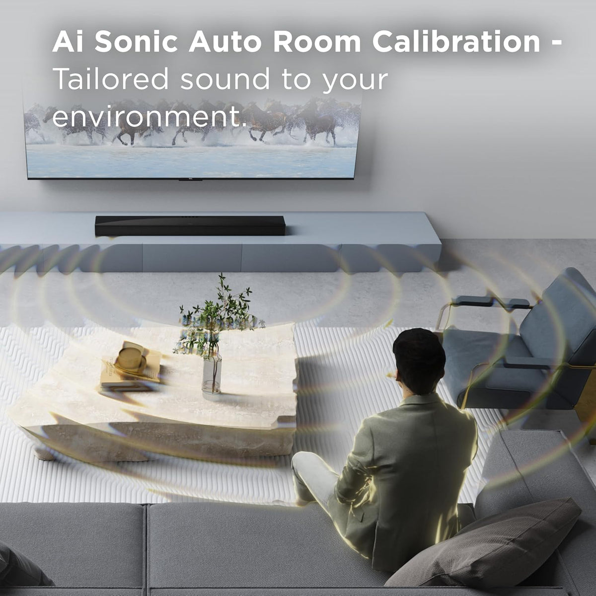 TCL Q65H Q Class 5.1 Channel Sound Bar with Dolby Atmos, DTS:X, Ray Da ...