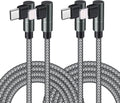USB C to Lightning Cable 10FT MFi Certified 90 Degree iPhone Fast Charger Nylon Braided Extra Long Charging Cord Compatible with iPhone 14/13/13 Pro Max/13 Mini/12/11/XS/XR/8/iPad 8th